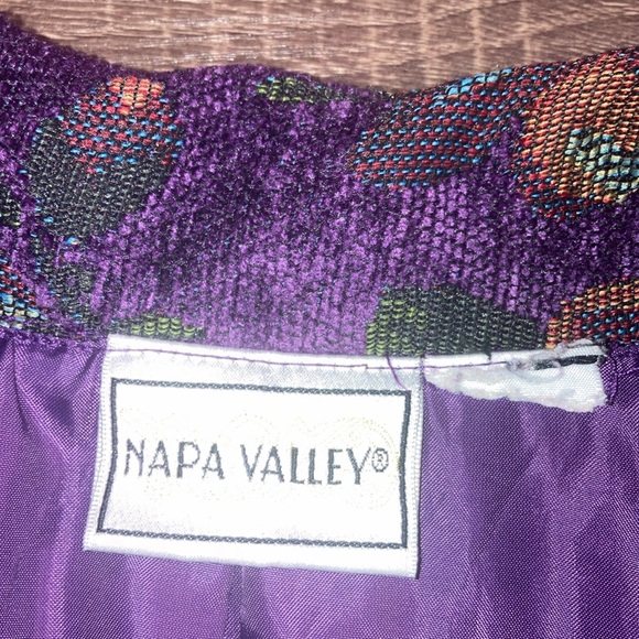 Napa Valley Women's Lined Tapestry Patchwork Embroidered Jacket Size Medium - Picture 3 of 9